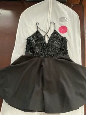NWT Chelsea Black Mini Dress from Honey